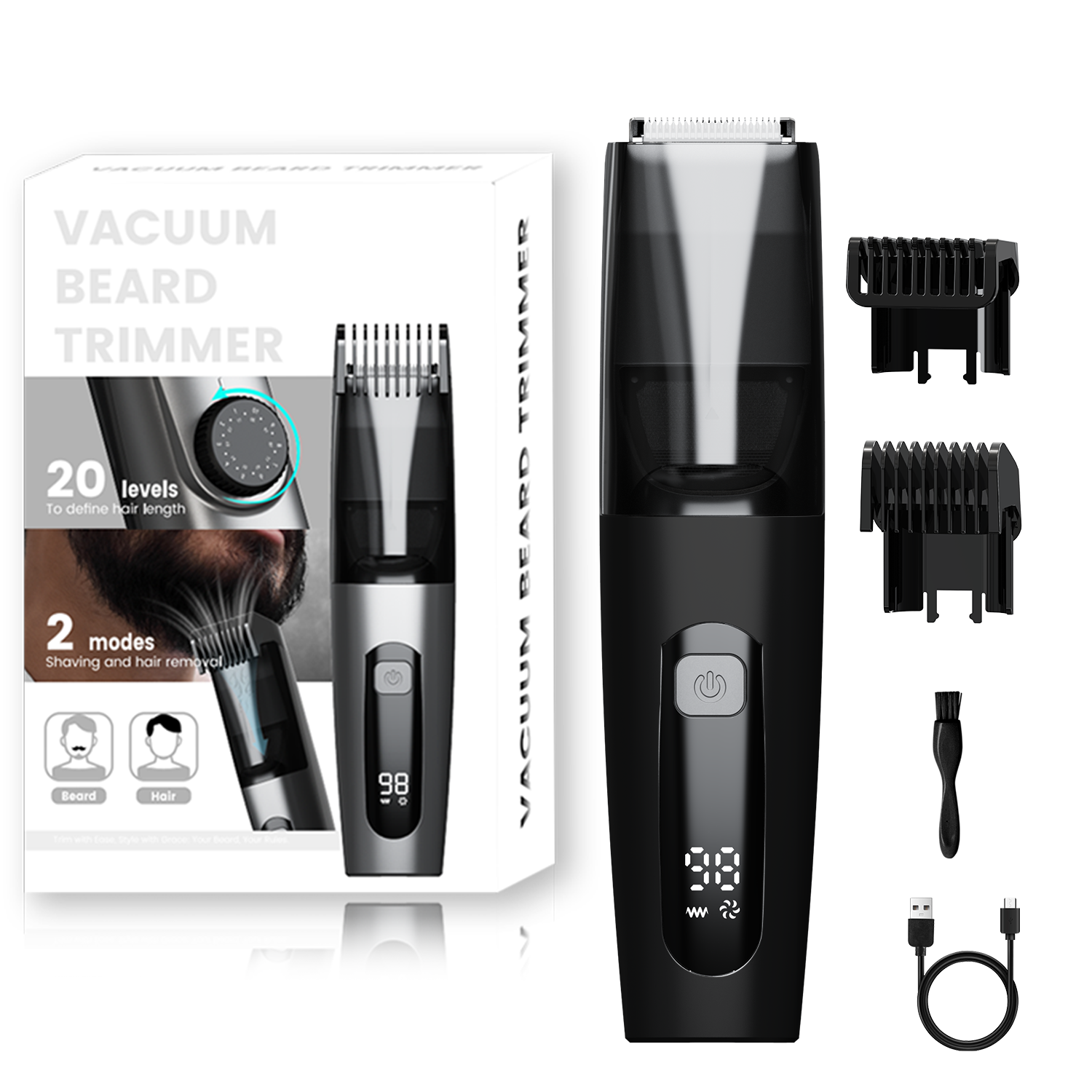 Vacuum Beard Trimmer Manufacturer | CLIPCLEAN